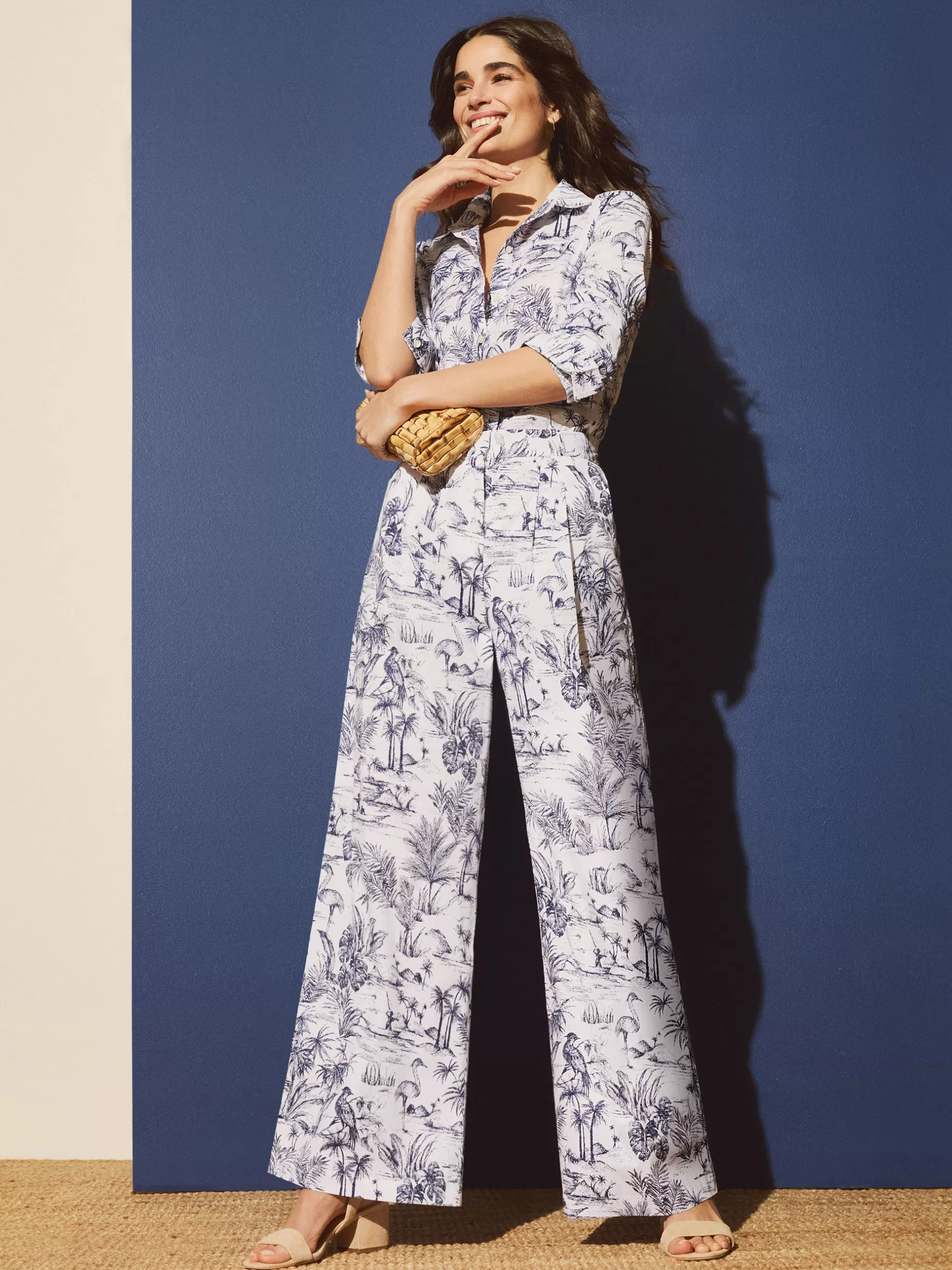 Store Amal Pants In Heron Toile Women Suits & Sets | Pants