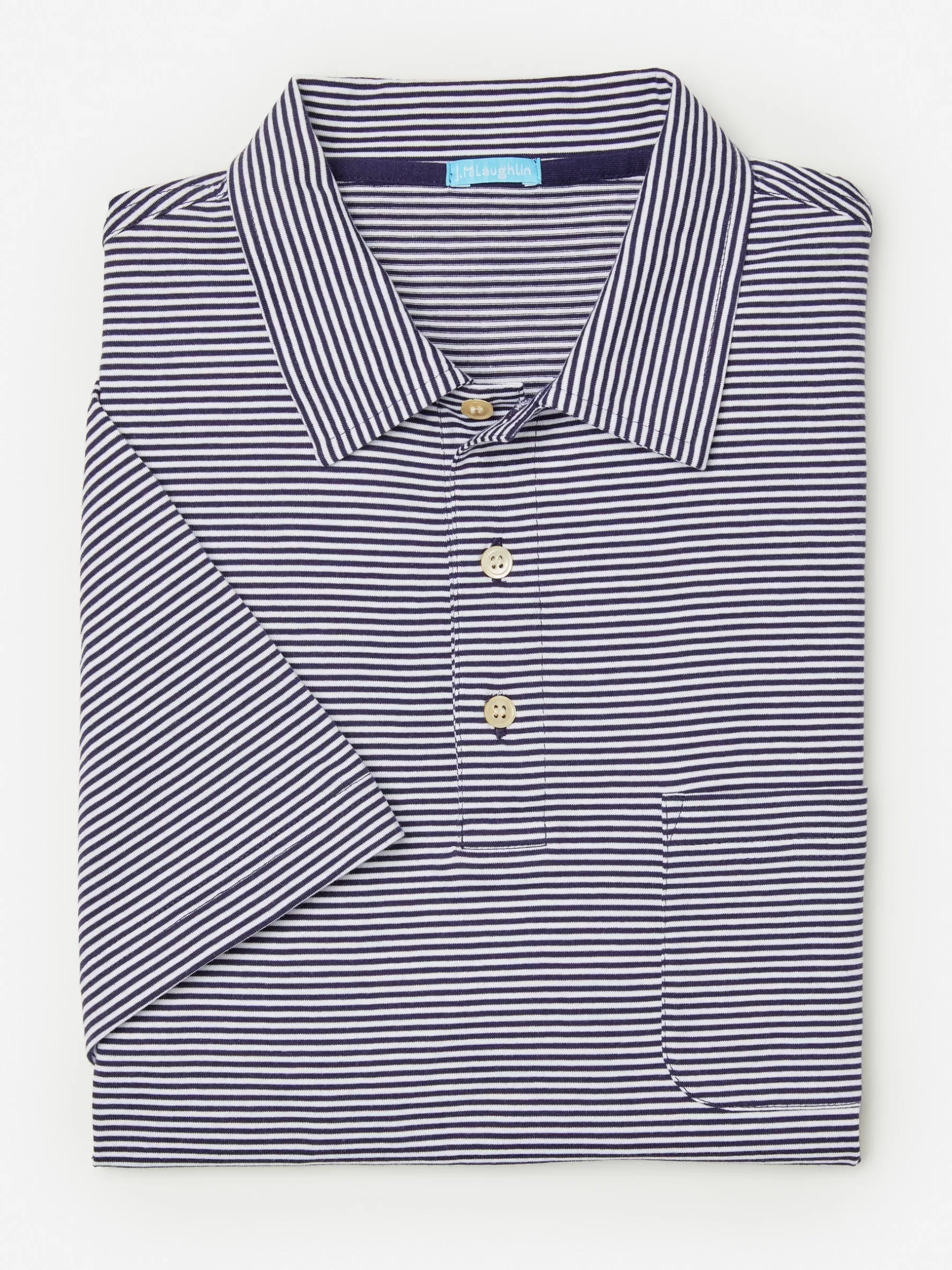 Discount Callahan Cotton Polo In Stripe Knits & Polos