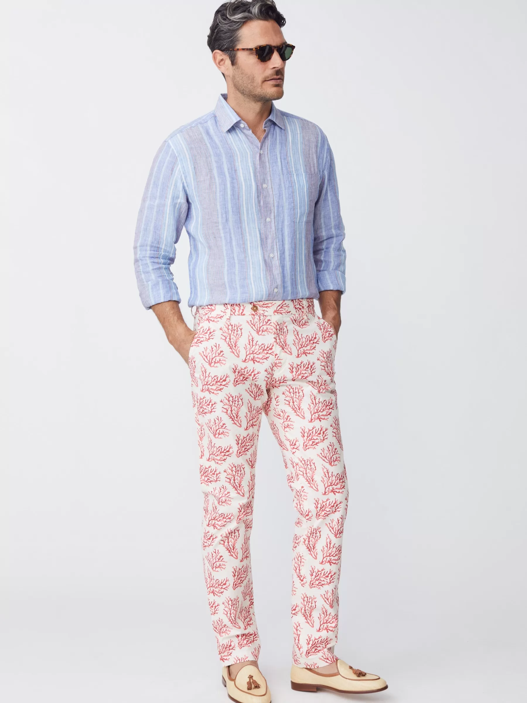 Flash Sale Lukas Pants In Mega Coral Cay Texture Pants