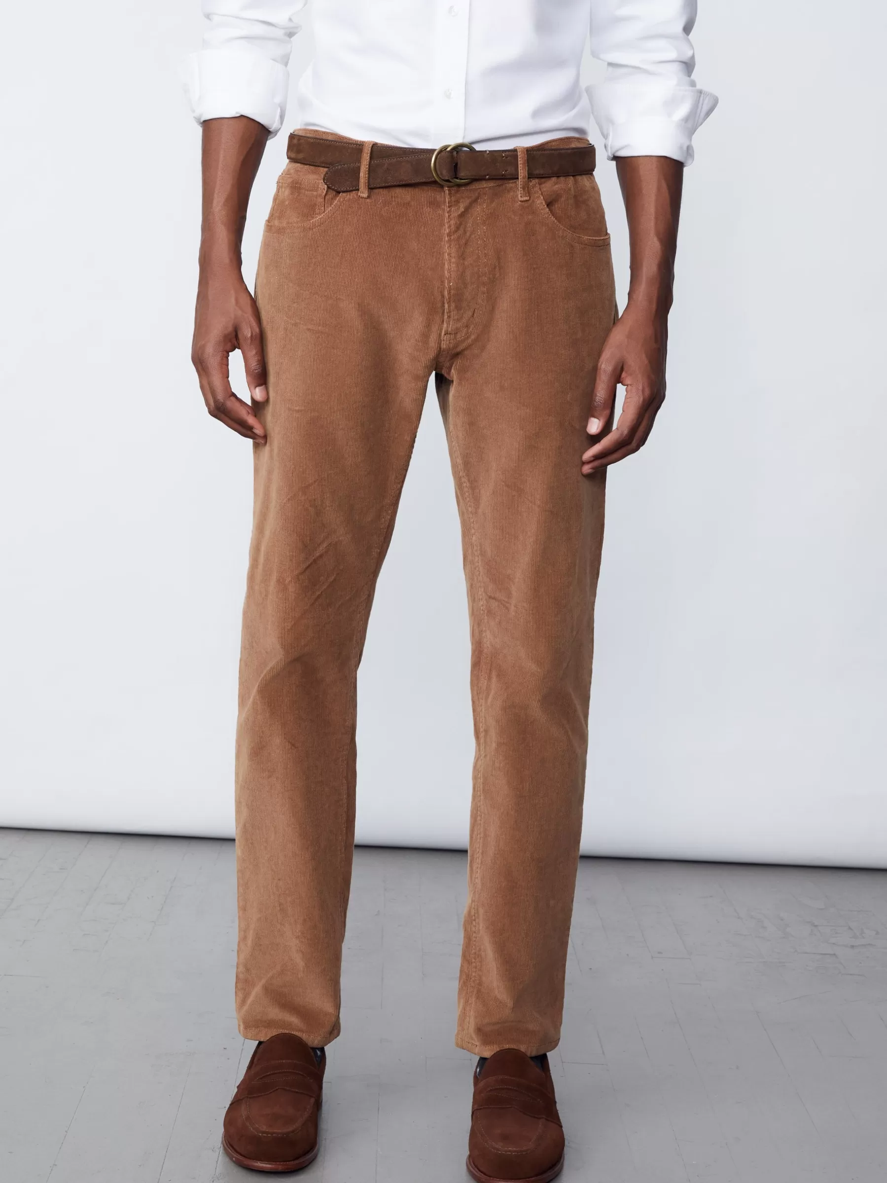 Discount Parker 5-Pocket Straight Pants In Italian Stretch Cord Pants