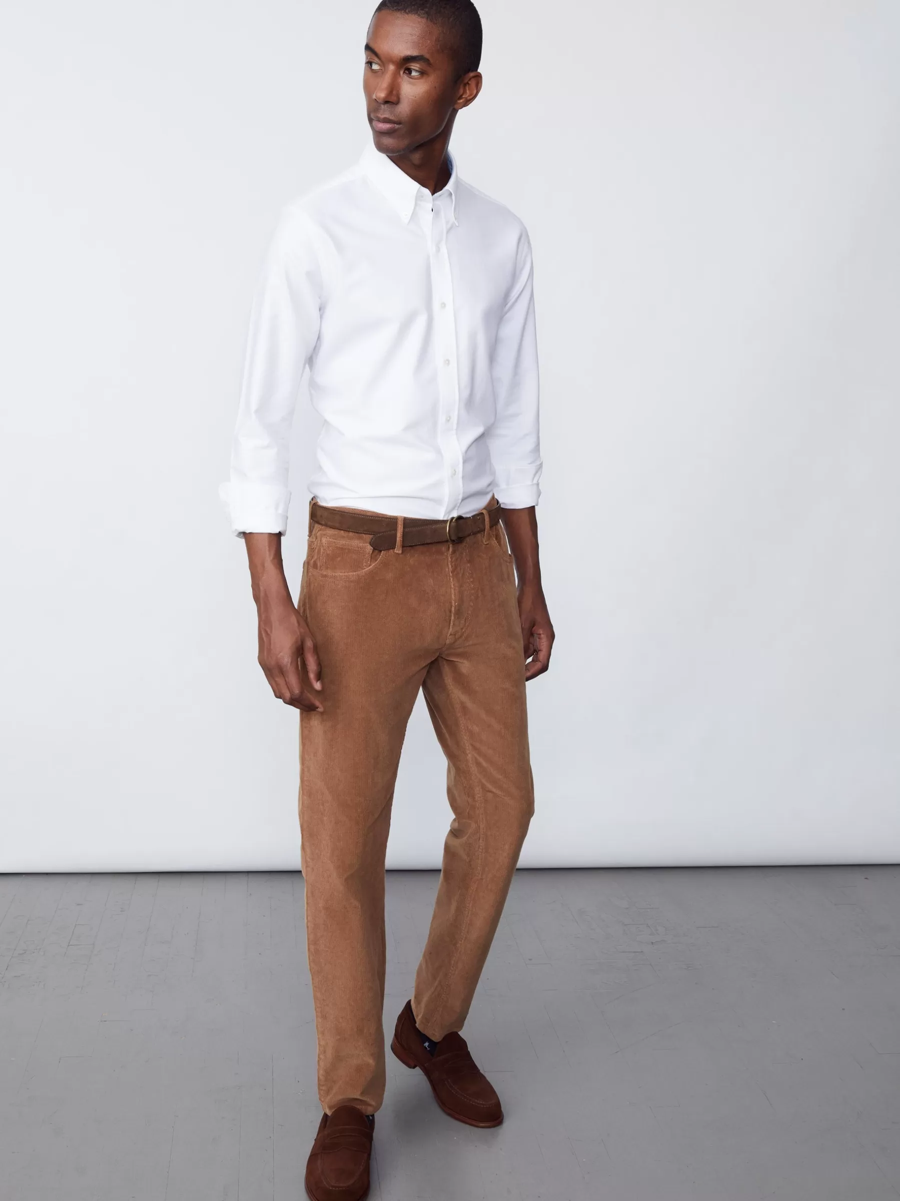 Discount Parker 5-Pocket Straight Pants In Italian Stretch Cord Pants